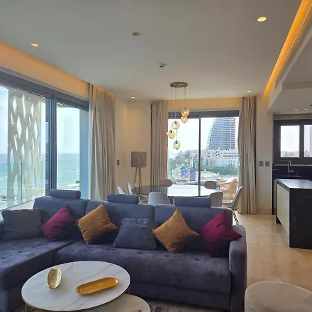 דירה Luxury Seaview Escape 3bd In Skyscraper